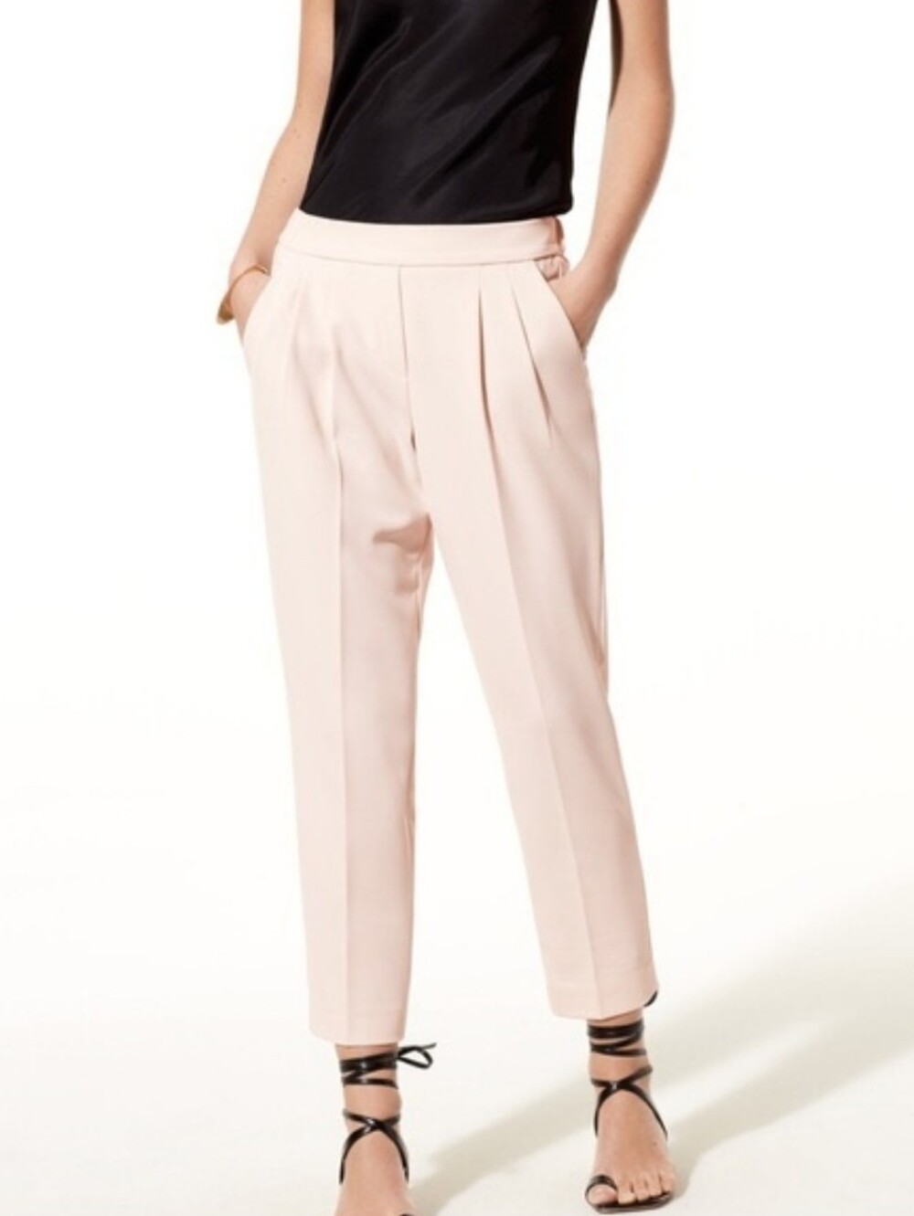 Aritzia Babaton Cohen Pant in Blush Pink size 0 career office trouser